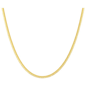 Thin snake bone necklace