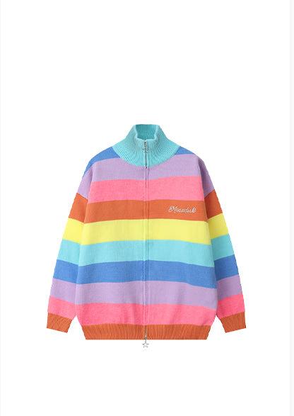 Sweetheart Barbie Rainbow Striped Jacket