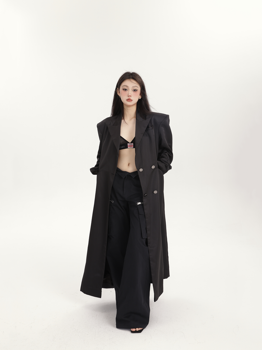 Casual Suit Elegant Double-Breasted Trench Coat