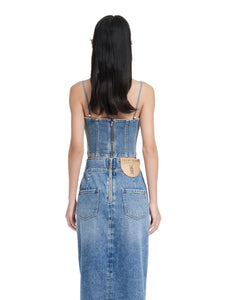 Y2K Hot Girl Short Denim Corset