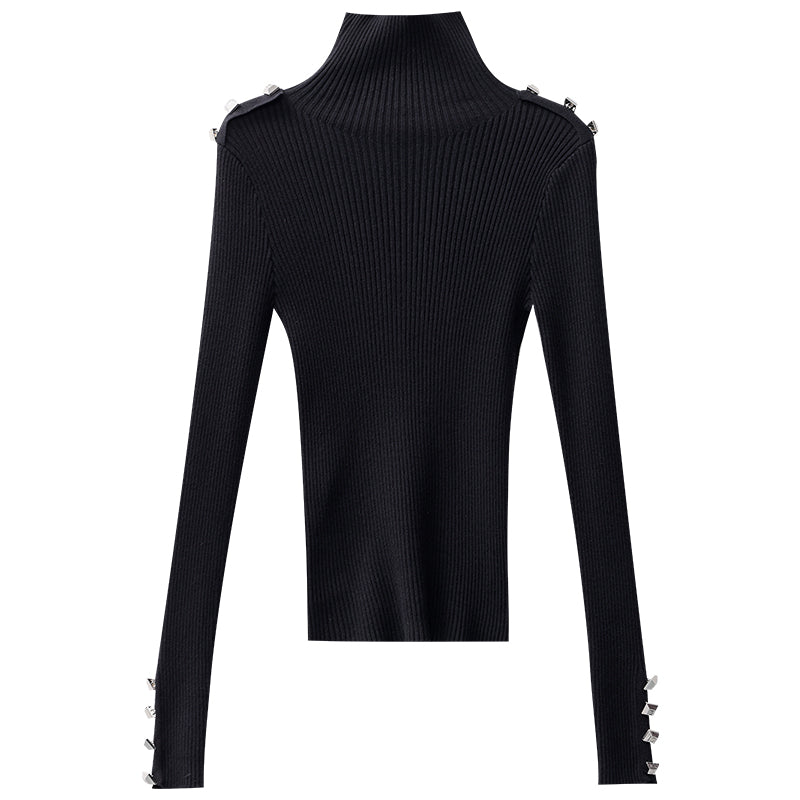 Silver Wing Hunter - Original Round-Neck Long-Sleeve Knitted Sweater