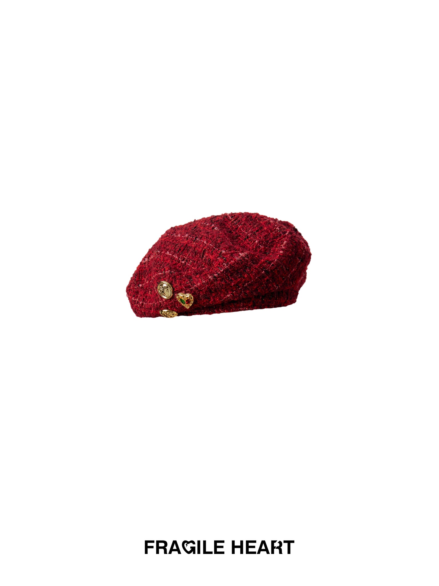 Small Chanel Style Red Beret Hat