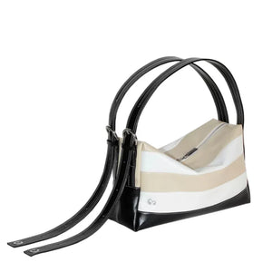 Cowhide Large Capacity Loose Tofu Square Crossbody Unzip Bag