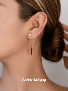 Luxury Red Earrings