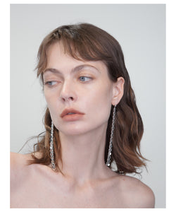 Hemisphere Deconstructed Long Short Tassel Earrings