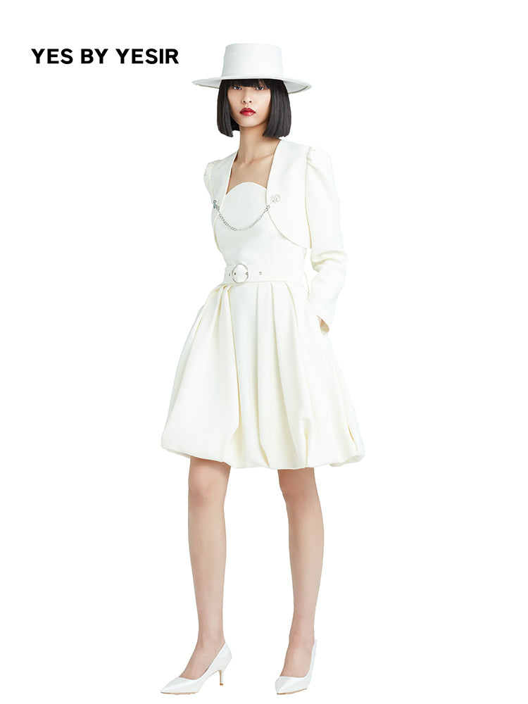 White simple dress jacket