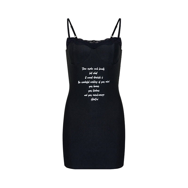 Black Sexy Bodycon Cami Dress