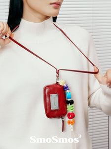 Neck Hanging Key Earphone Bag