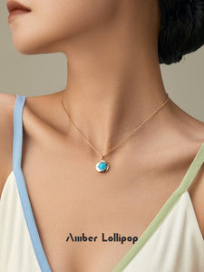 Star medal pendant clavicle necklace