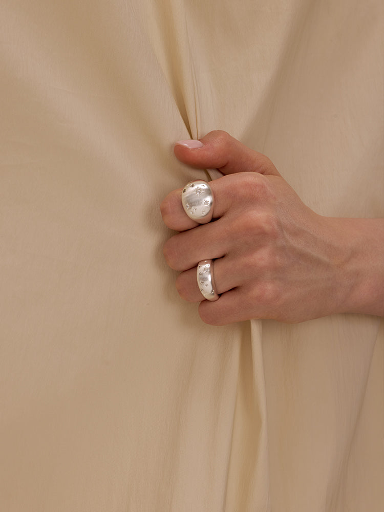 Starry Night Silky Nebula Ring