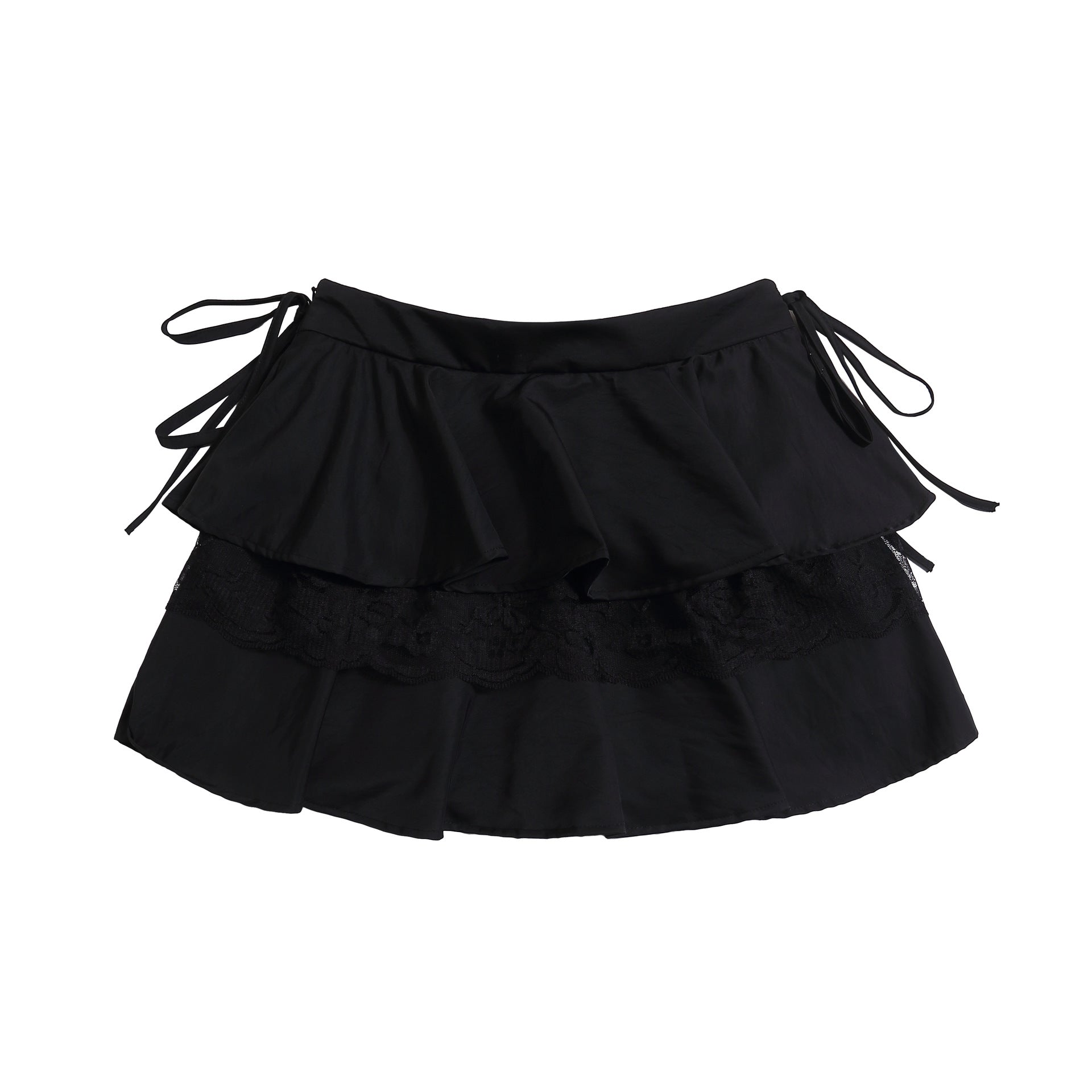 Lace Puff Princess Skirt with Side Bow