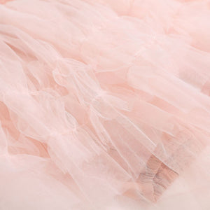 Ballet court style multi-layered lace tutu skirt