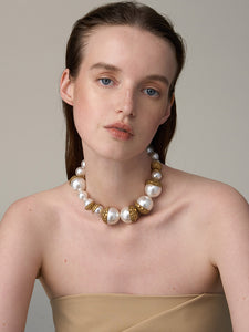 Vintage Heavy Pearl Necklace