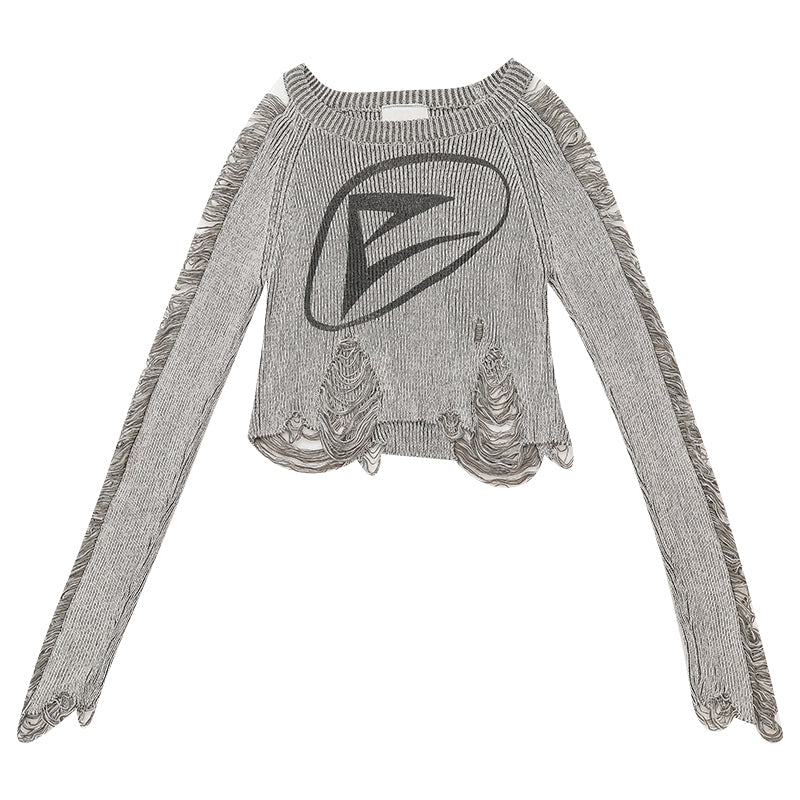 Dune Twilight Song - Original Vintage Long-Sleeve Knitted Top