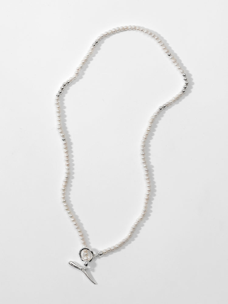 Millet Pearl Necklace