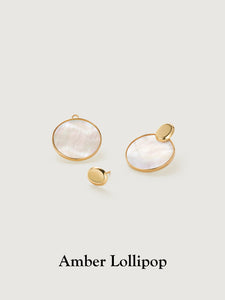 White Mother of Pearl Earrings