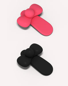 Silicone Bow bb Clip Hair Clip