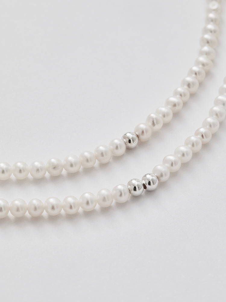 Mini Baroque Pearl Necklace