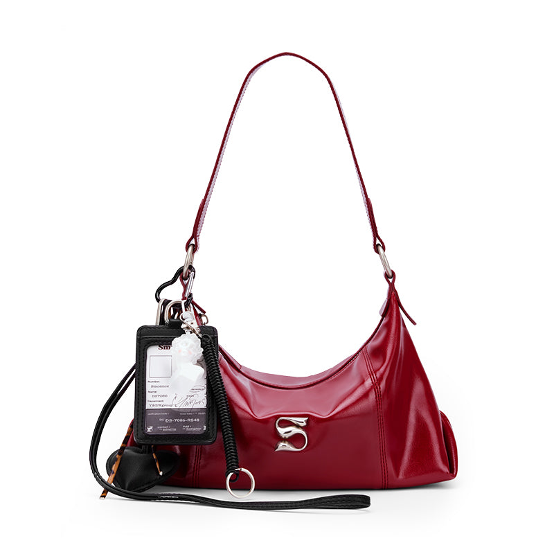 Versatile Crossbody Red Bag