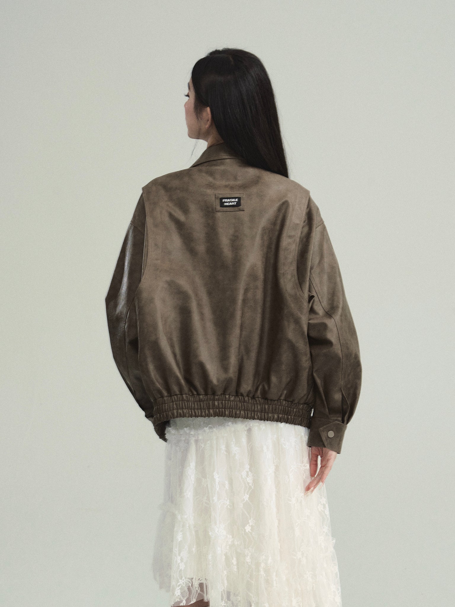 Motorcycle Leather Vintage Loose Jacket