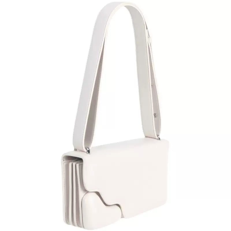 Cowhide versatile simple underarm bag