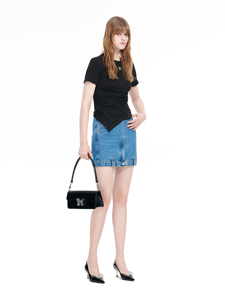 Reverse Earth Denim Skirt