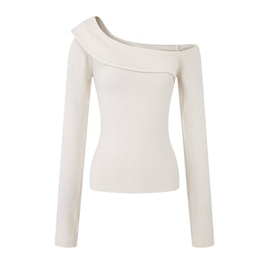 Skin-Friendly Off-Shoulder Base Layer Top