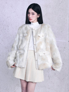 Eco-friendly Fur Plush Coat