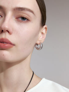 Bandage Wrap Hoop Earrings