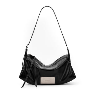 Niche Black Bat Bag Unisex Underarm Bag