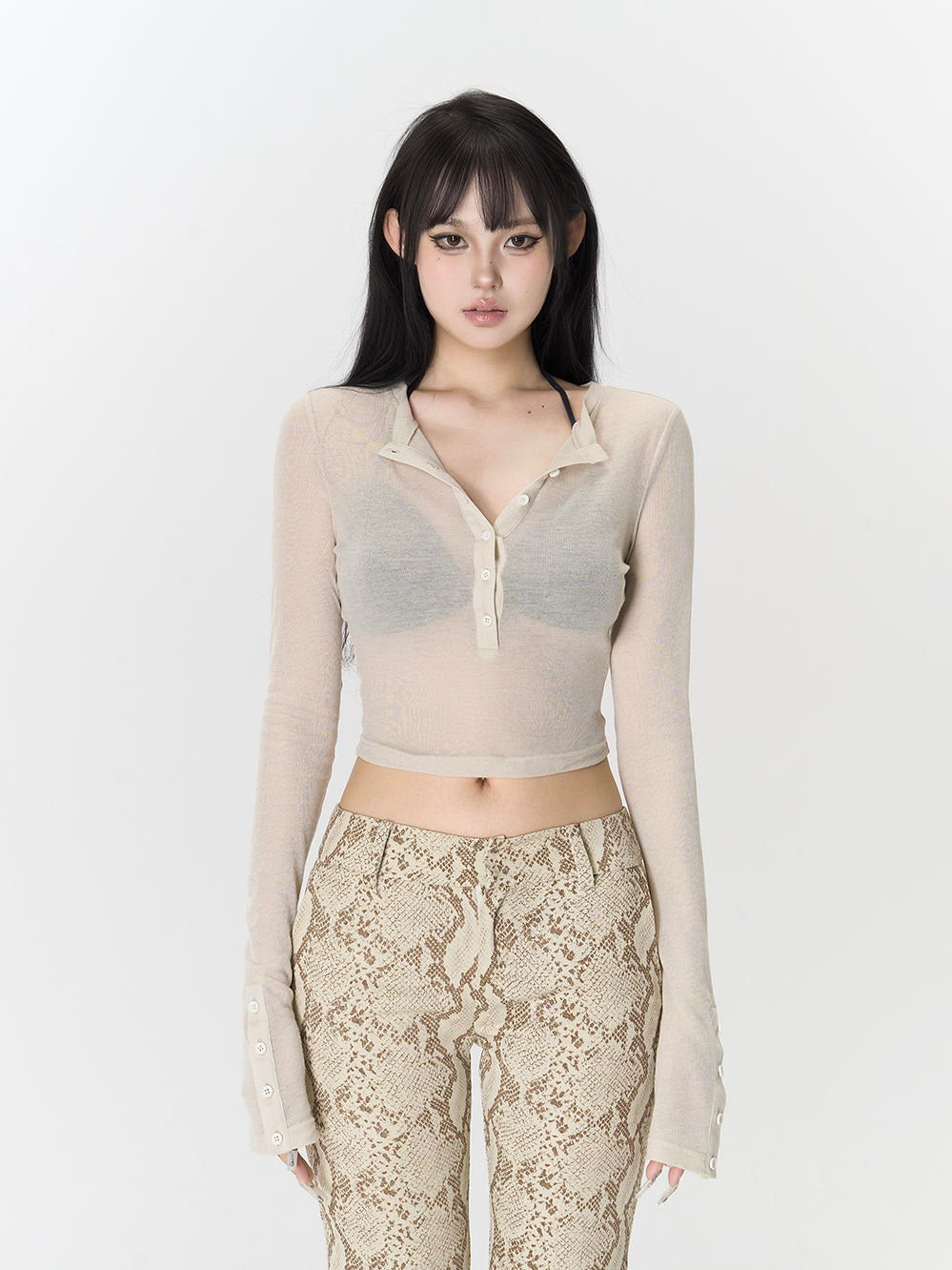 Thin Semi-Sheer Base Layer Top