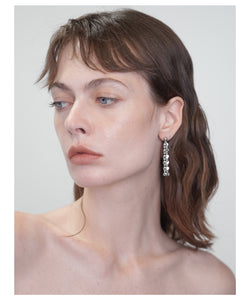 Hemisphere Deconstructed Long Short Tassel Earrings