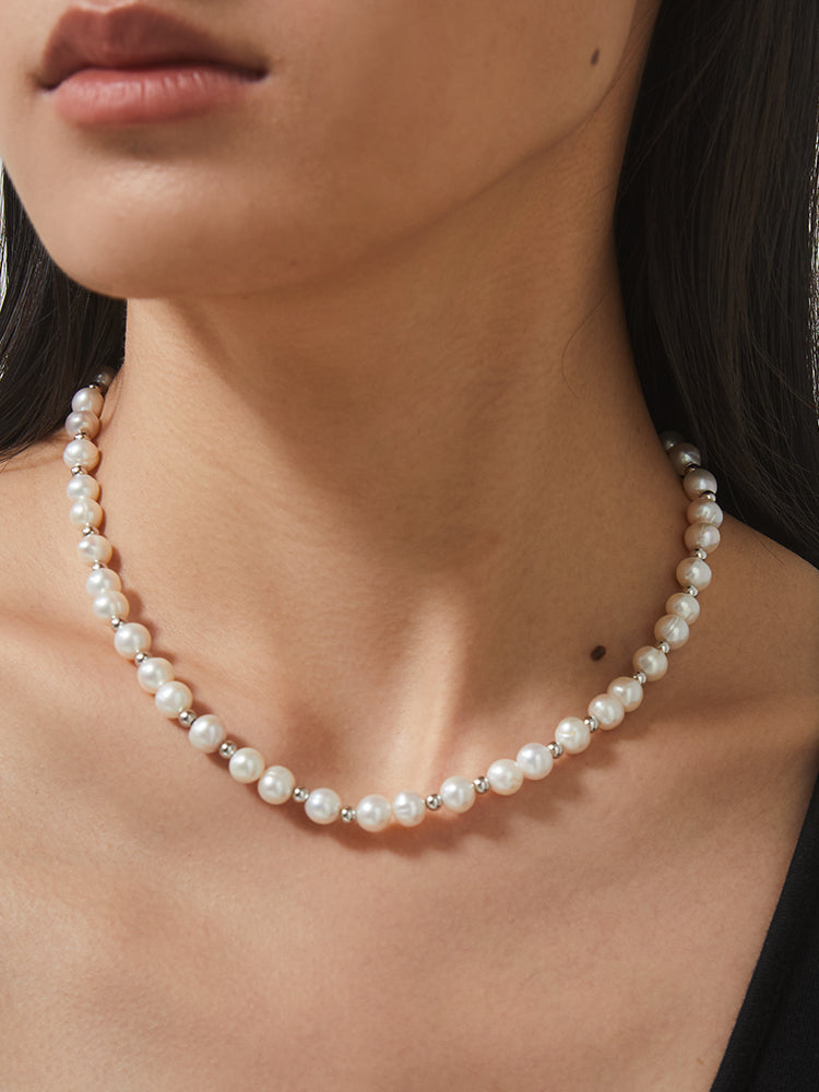 Natural Baroque Pearl Necklace