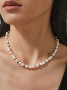 Natural Baroque Pearl Necklace