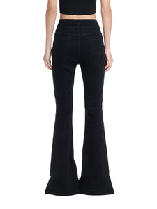 Slit Horseshoe Jeans