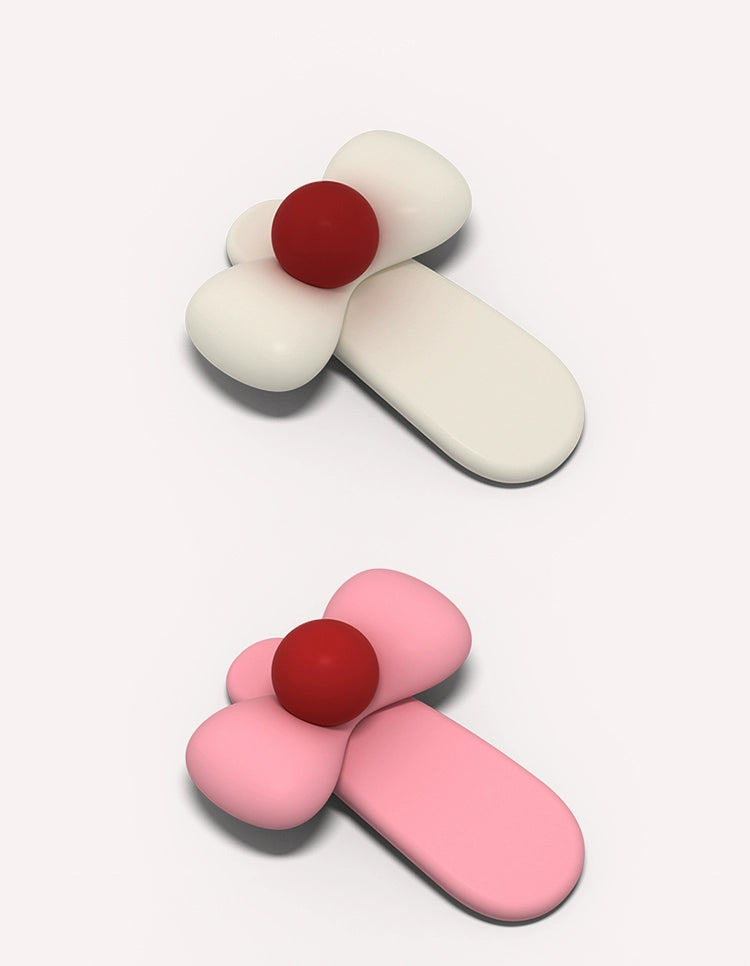 Silicone Bow bb Clip Hair Clip