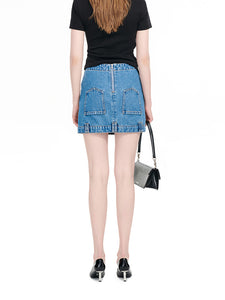 Reverse Earth Denim Skirt