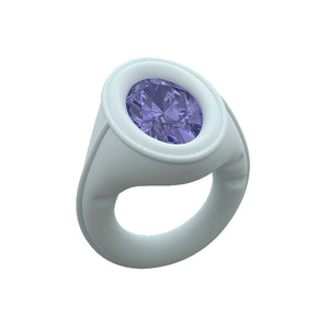 Cute Gemstone Silicone Ring