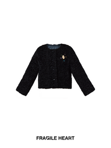 Faux Fur Curly Warm Plush Short Coat