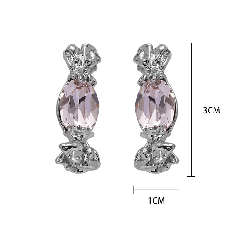 Sweet Cool Cut Crystal Candy Earrings