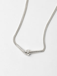 Simple sterling silver necklace