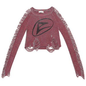 Dune Twilight Song - Original Vintage Long-Sleeve Knitted Top