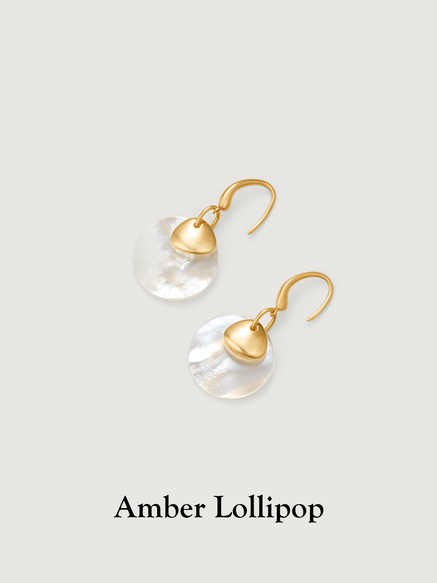 White Mother of Pearl Earrings