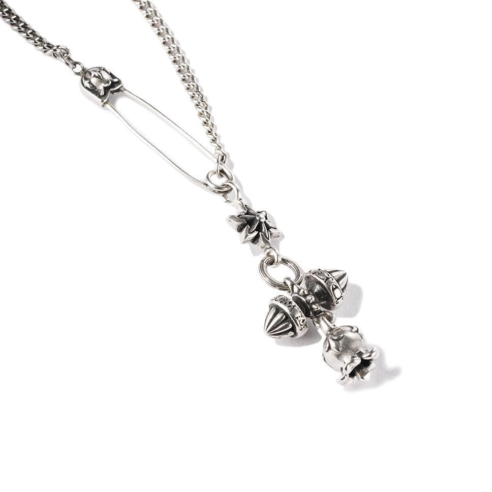 Hip Hop Couple Lily of the Valley Warhammer Necklace