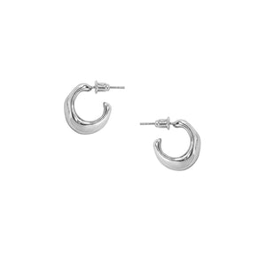 Simple sterling silver earrings