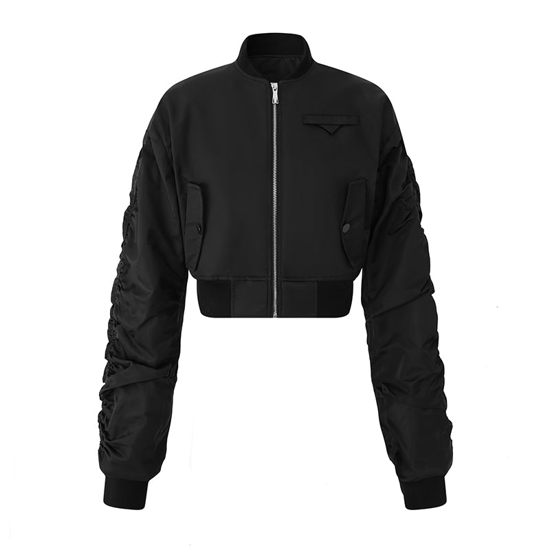 padded shoulders motorcycle jacket