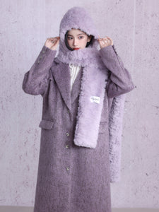 Classic H-shaped Oversized Wool Coat