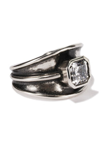 Retro Punk 925 Silver Open Ring