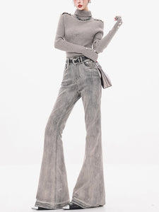 Daylight Fantasy - American Vintage Slim-Fit Flared Jeans