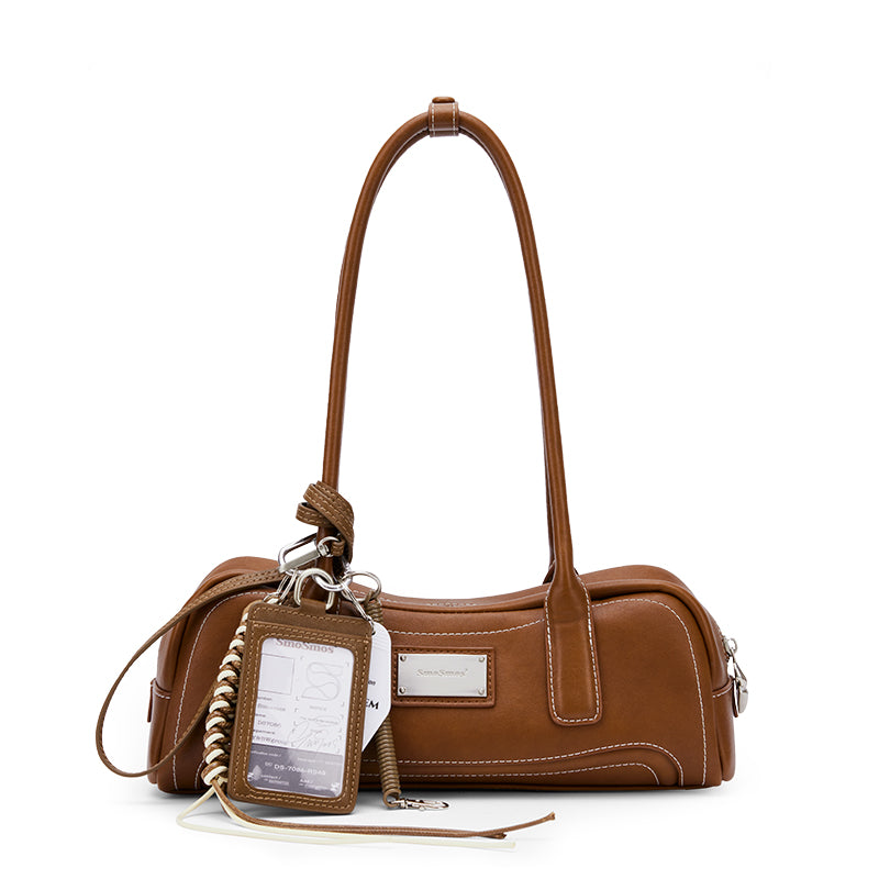 Niche Cowhide Underarm Bag